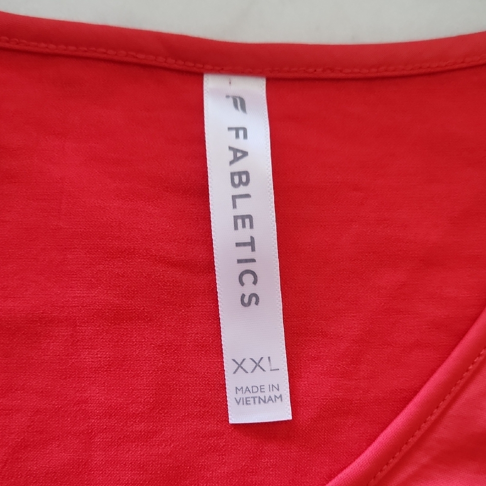 Fabletics Red Boxy Relaxed Tank Top - Picture 2 of 6